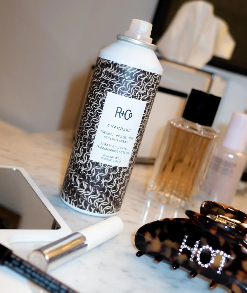 R+Co Chainmail Thermal Protection Styling Spray 450º Protection